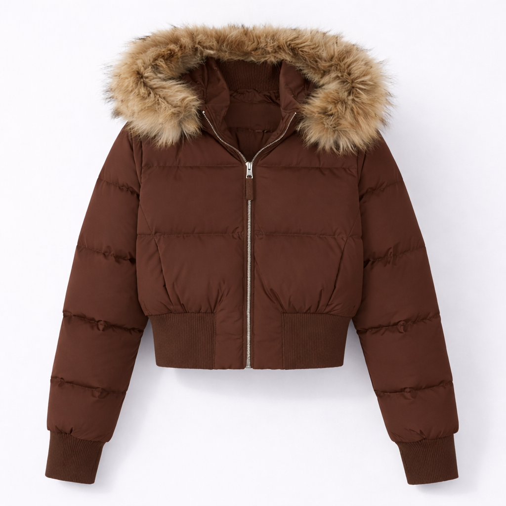 Cropped Puffer Jacket